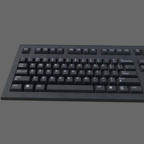 Low poly Keyboard (Game ready) preview image